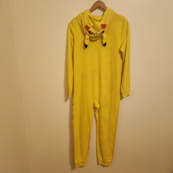 Adult Pokemon  Pajama's Hooded with Ears Size 14/16 - Picture 4 of 4